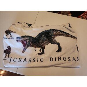 Jurassic World Park Dinosaur Fleece Throw Blanket 60 L x 51 "W Very Soft! Beddin